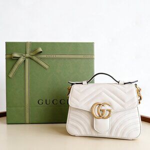 Gucci GG Marmont Mini Top Handle Bag